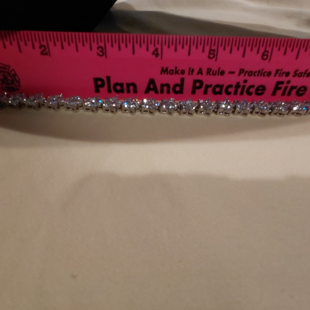 QVC - Elegant Silver Floral Bracelet - Picture 5 of 8